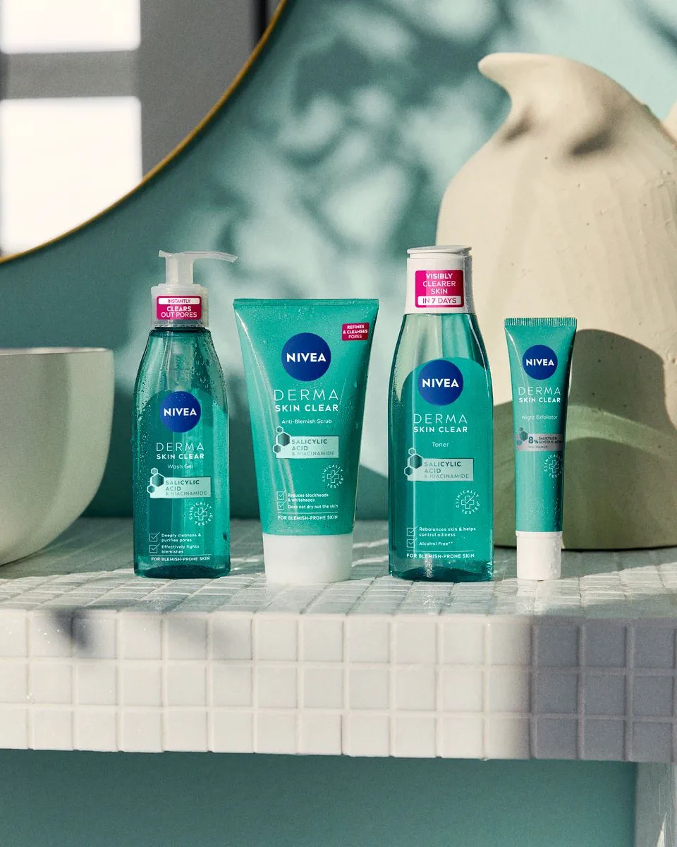 Gamme de produits NIvea DermaSkin