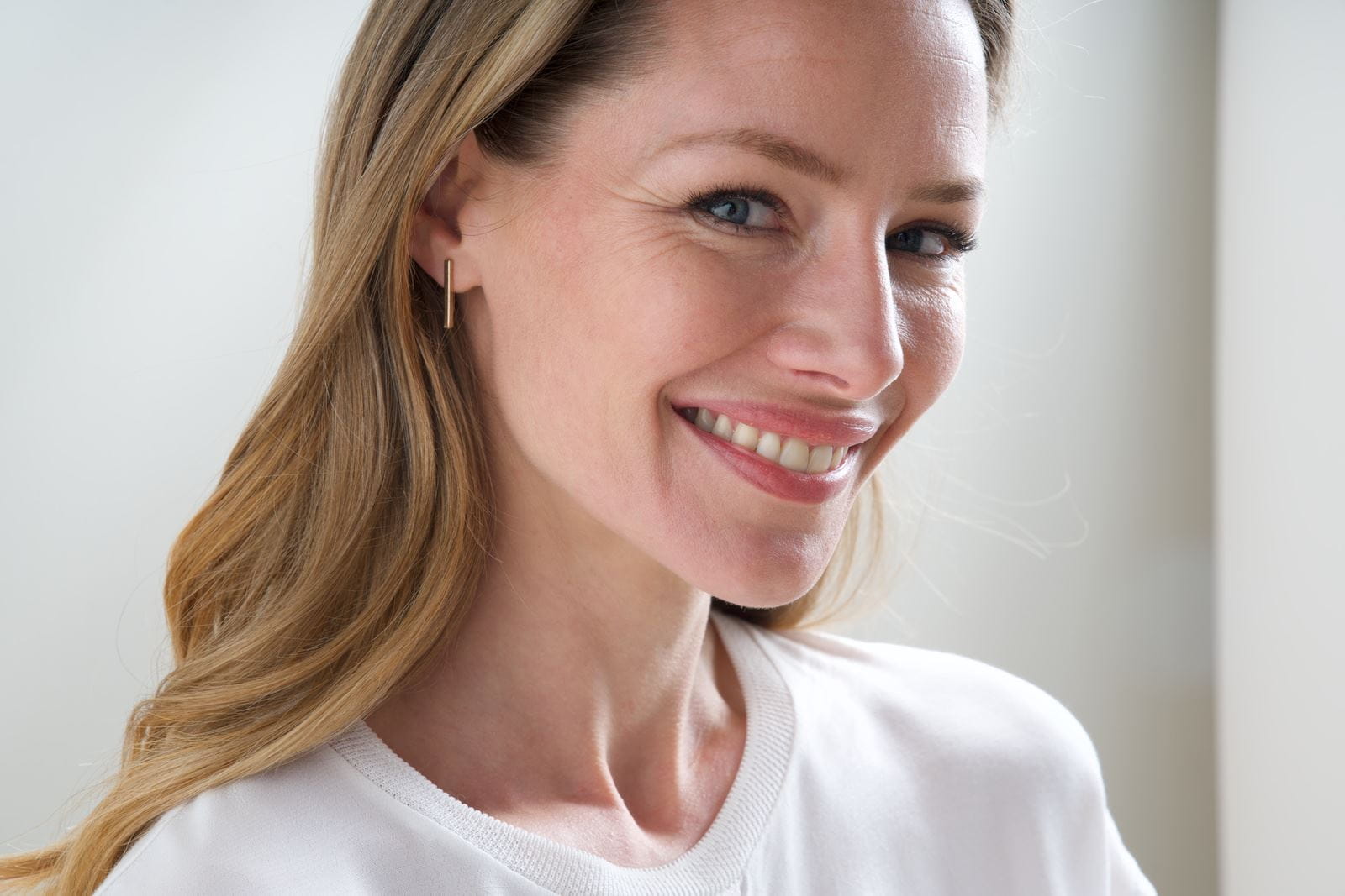 γυναίκα που χαμογελά