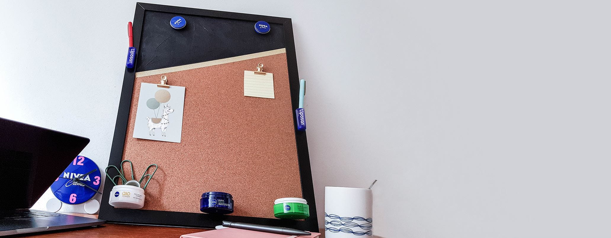 #UPCYCLINGWITHNIVEA: ΠΙΝΑΚΑΣ ΟΡΓΑΝΩΣΗΣ ΤΟΙΧΟΥ