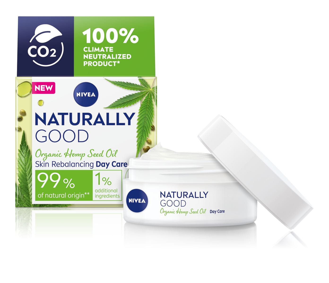 NATURALLY GOOD Kendermagolajos nappali arckrém