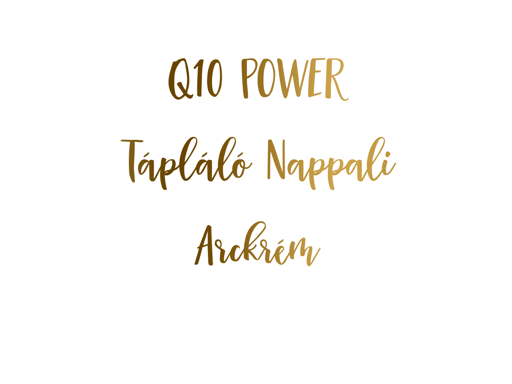 Q10 POWER Tápláló Ránctalanító nappali krém