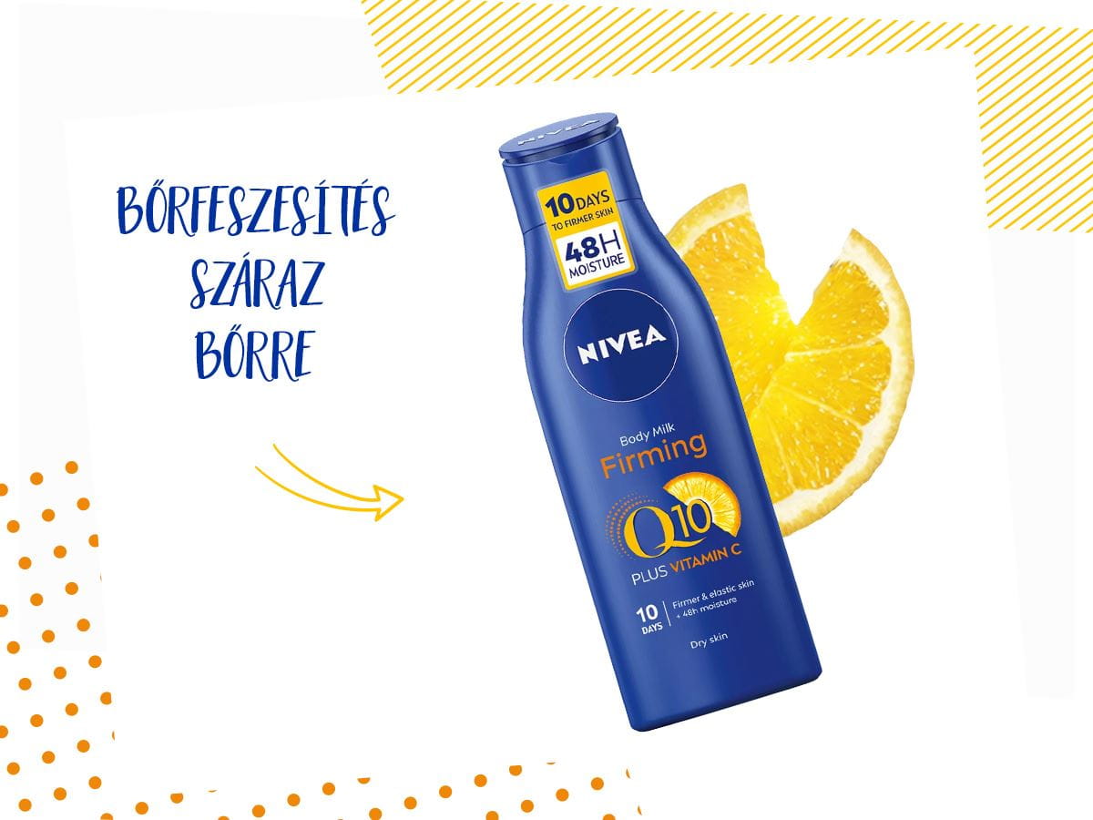 BŐRFESZESÍTŐ TESTÁPOLÓ TEJ Q10 + C-VITAMIN