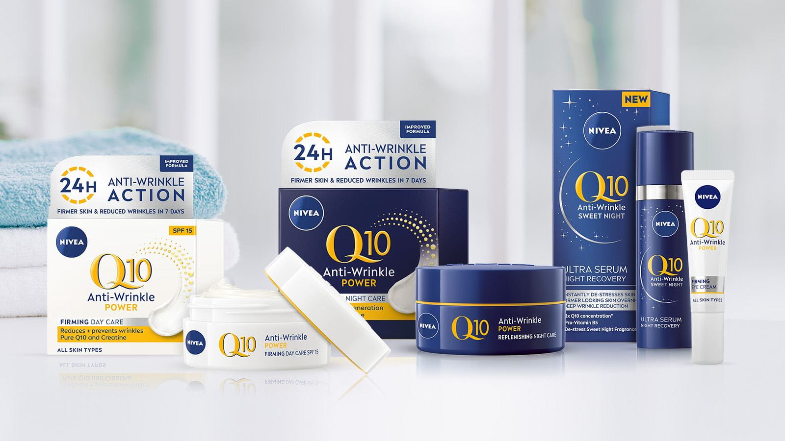 FEDEZD FEL A TELJES BŐRÁPOLÓ RUTINT A NIVEA Q10 TERMÉKCSALÁDDAL