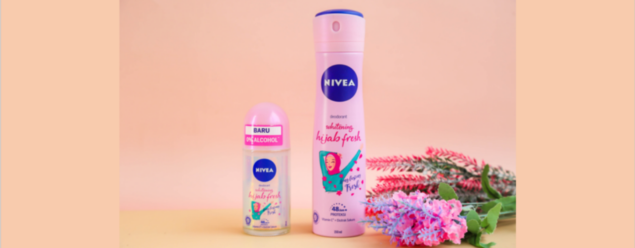 NIVEA Hijab Fresh Deodorant Roll On and Spray
