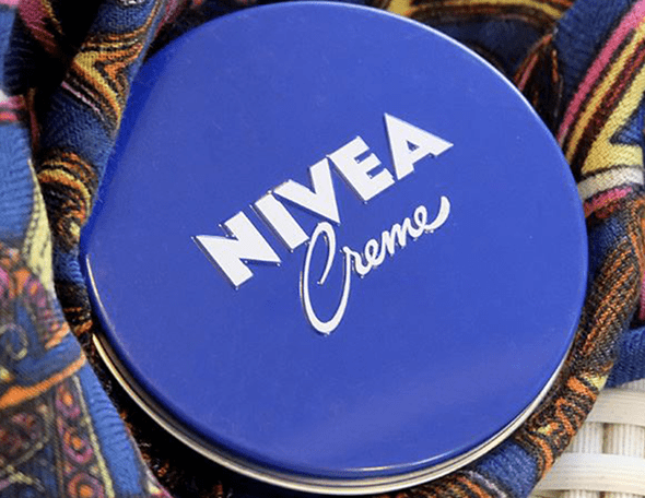 NIVEA Creme tin close up shot