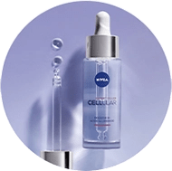Hyaluronic serum package from Nivea