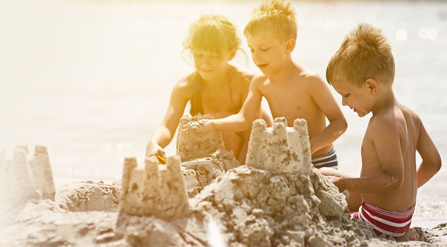 le attività da spiaggia sono educative