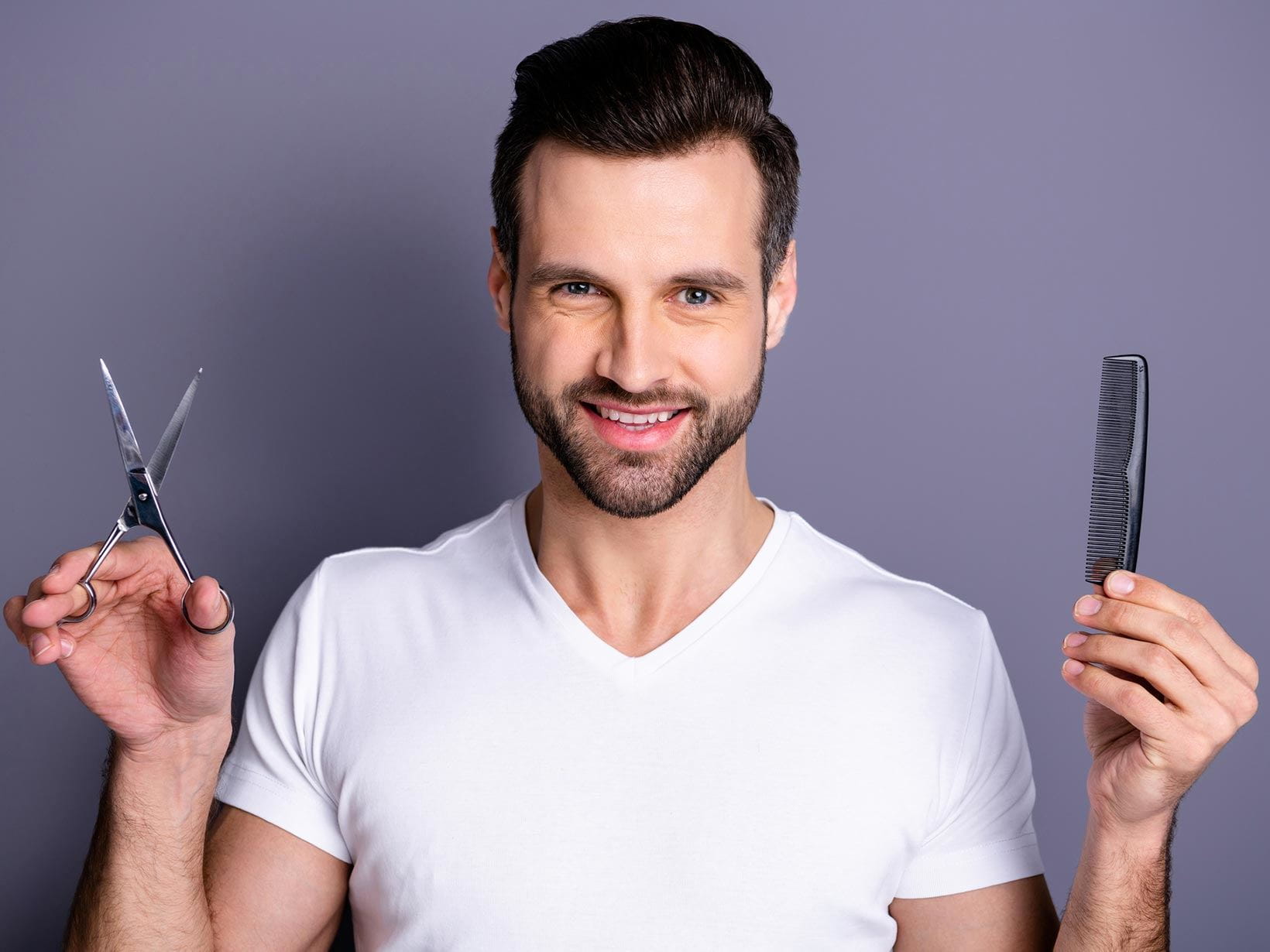 Come tagliare i capelli dell’uomo con le forbici
