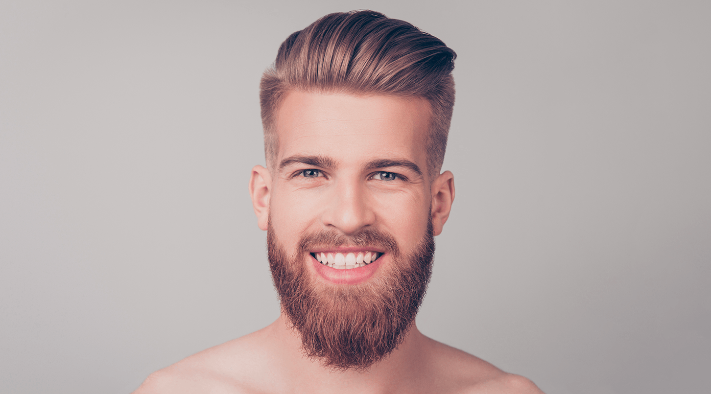 Barba uomo curata