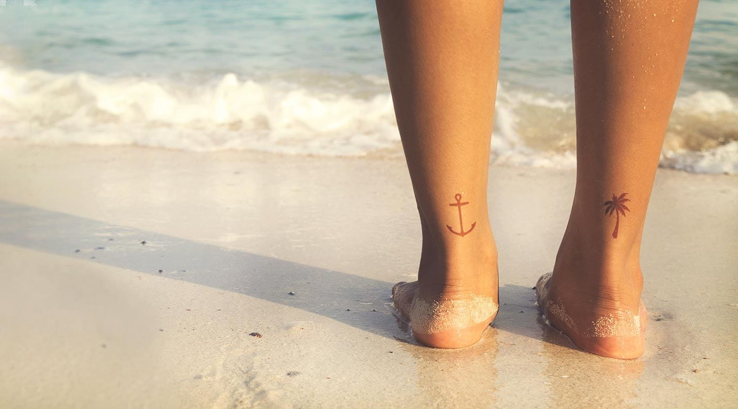 protezione al sole dopo un tatuaggio