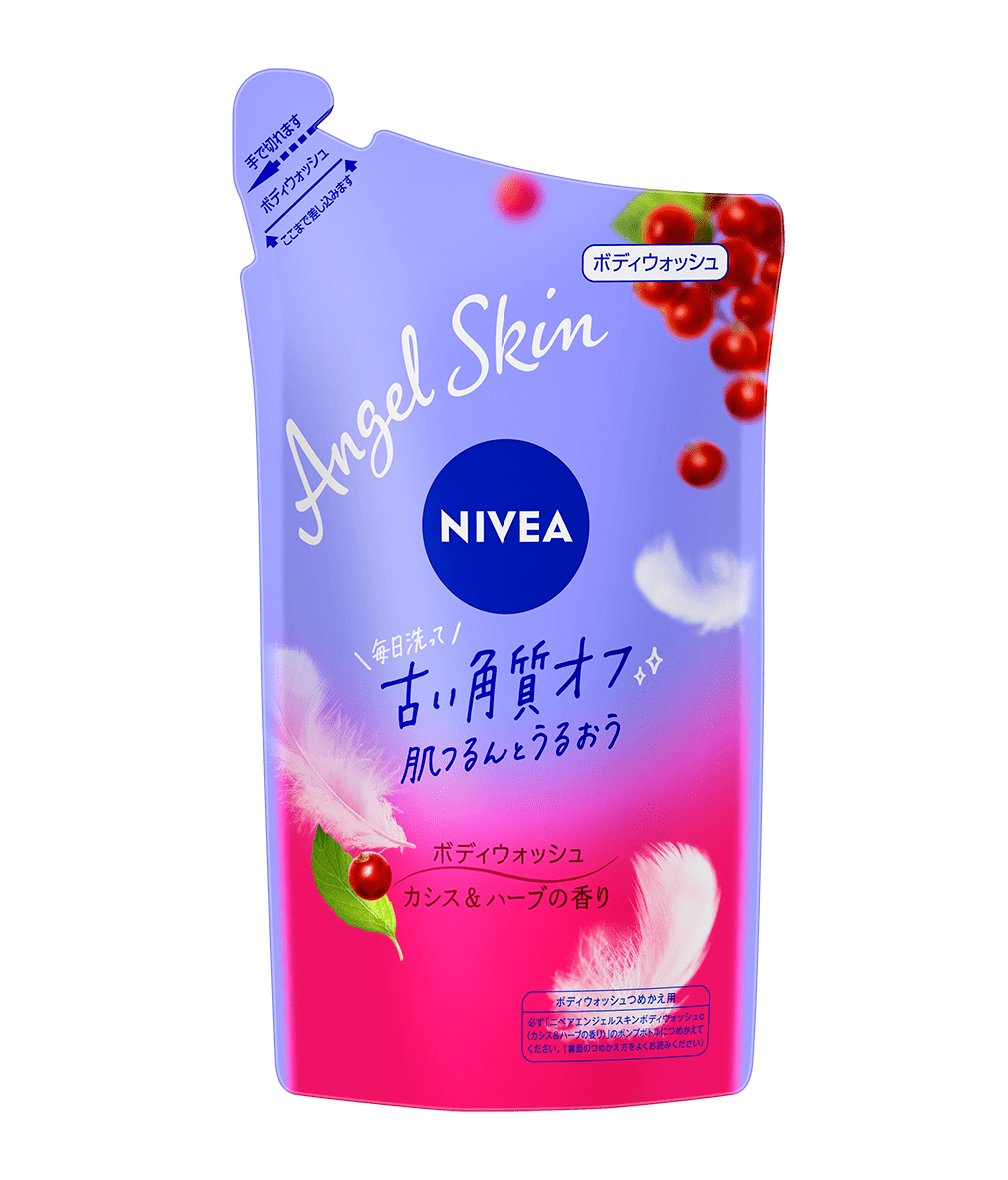 ニベアエンジェルスキンボディウォッシュ カシス&ハーブの香り つめかえ 360ml