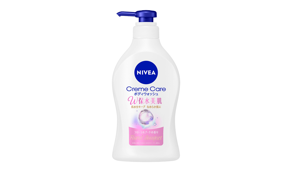 ニベア クリームケア ボディウォッシュ W保水美肌 フローラルブーケの