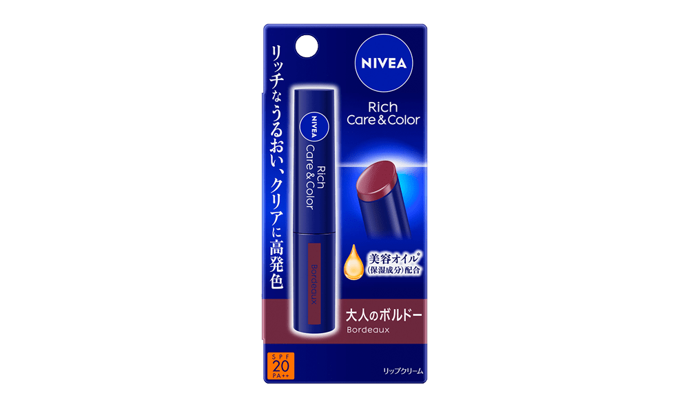 ニベア リッチケア＆カラーリップ ボルドー - NIVEA