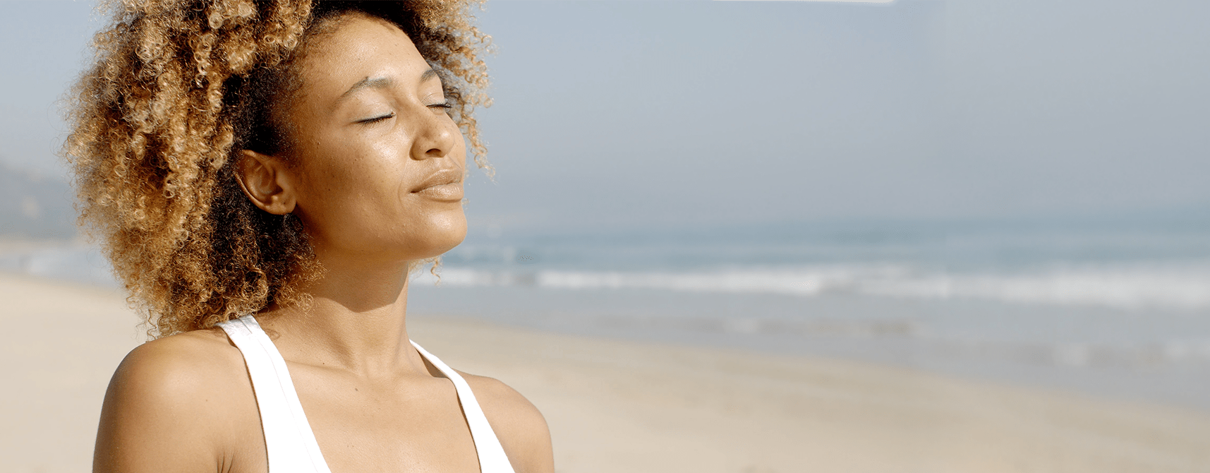 The right sun care header