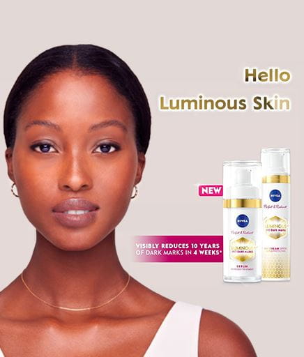 Goodbye Dark Marks. Hello Luminous Skin.