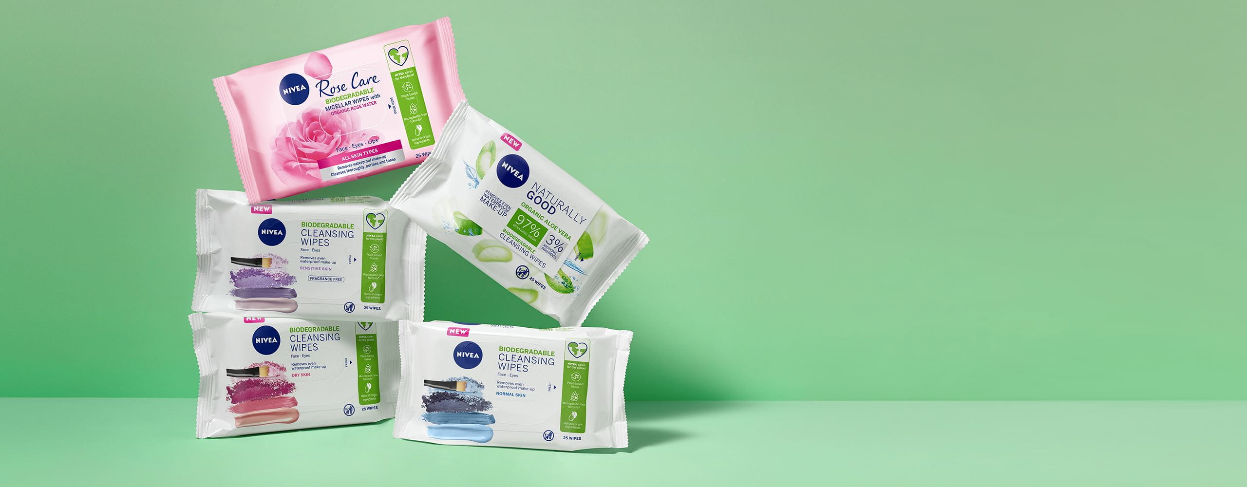 مناديل الوجه الأولى قد ازدادت روعة!