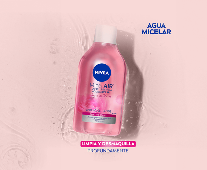 DESMAQUILLANTE CON AGUA DE ROSAS