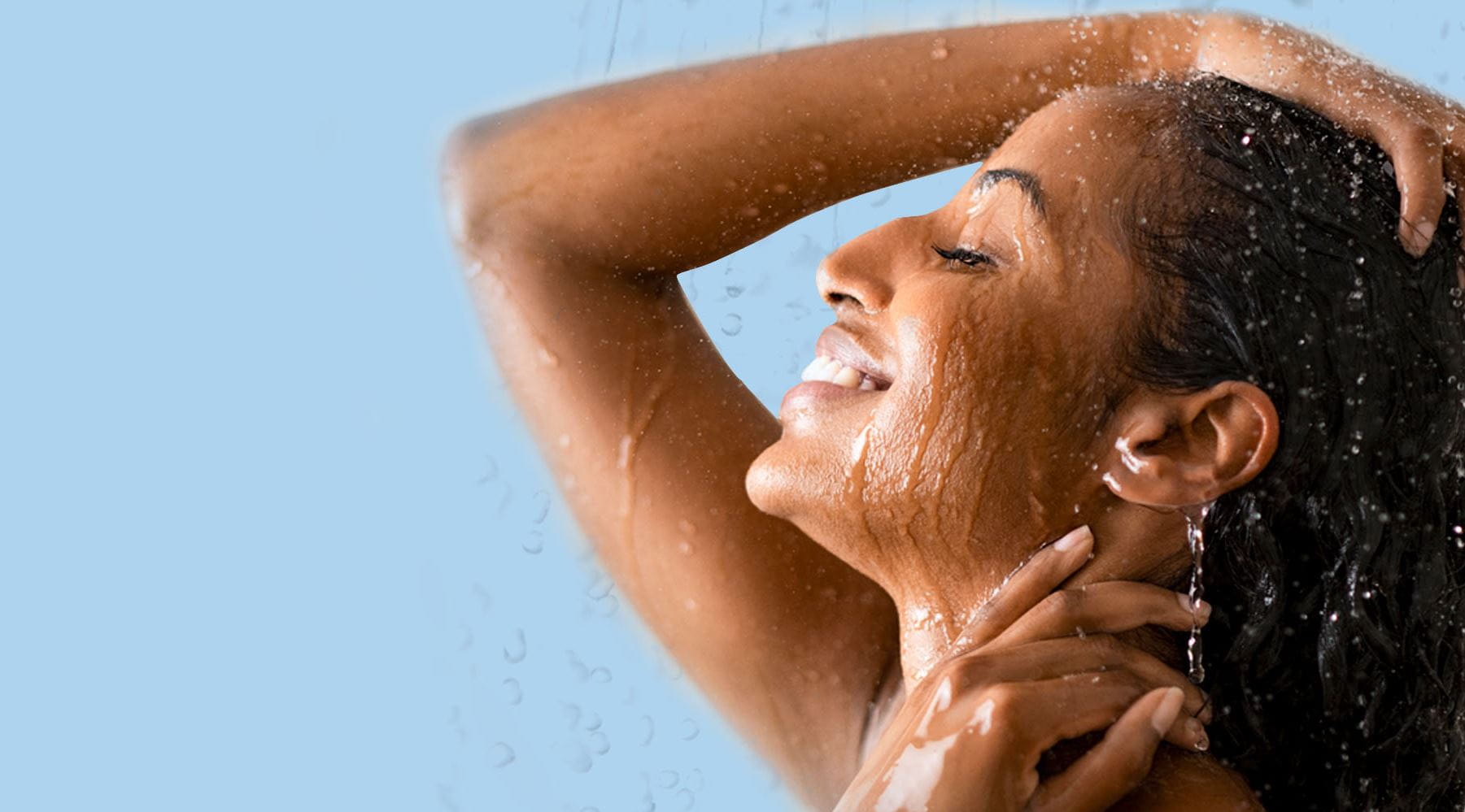 Lady in the shower