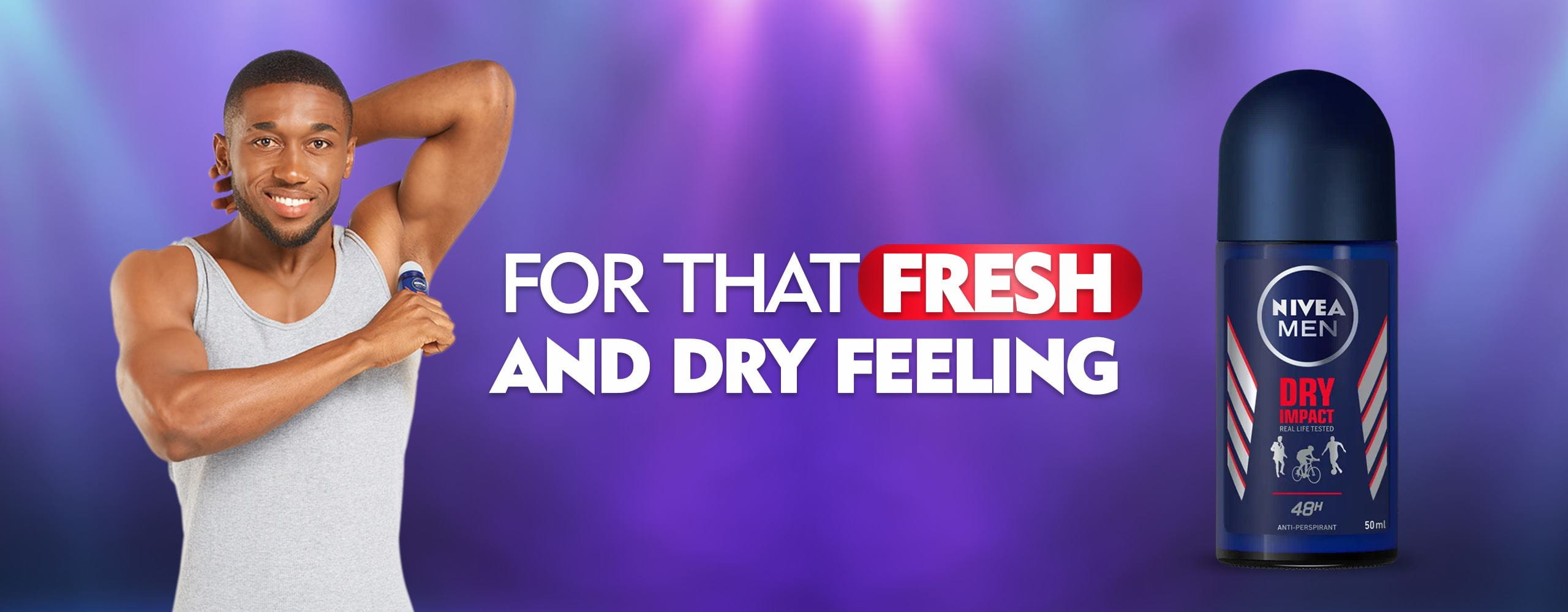 Men, how to stay dry all day