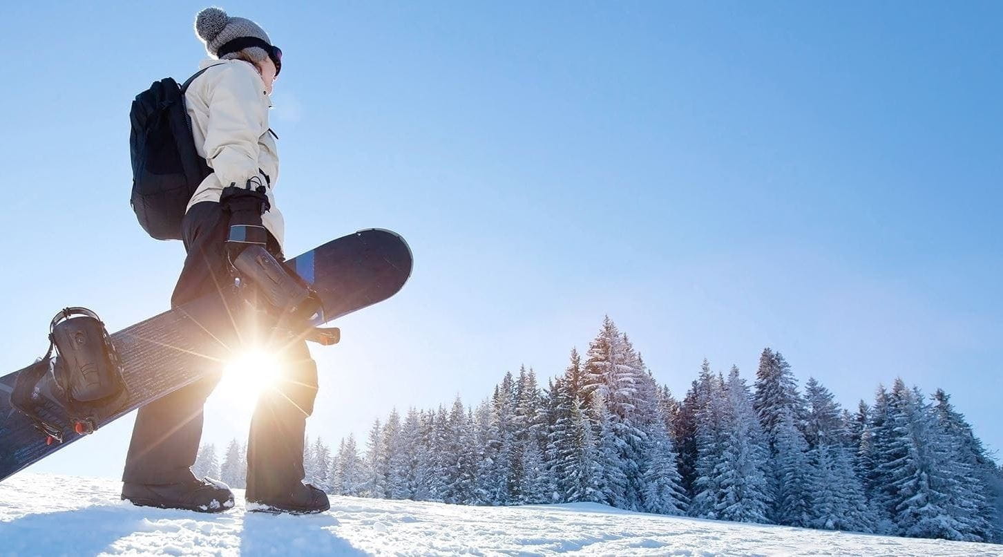Zonnebrand wintersport