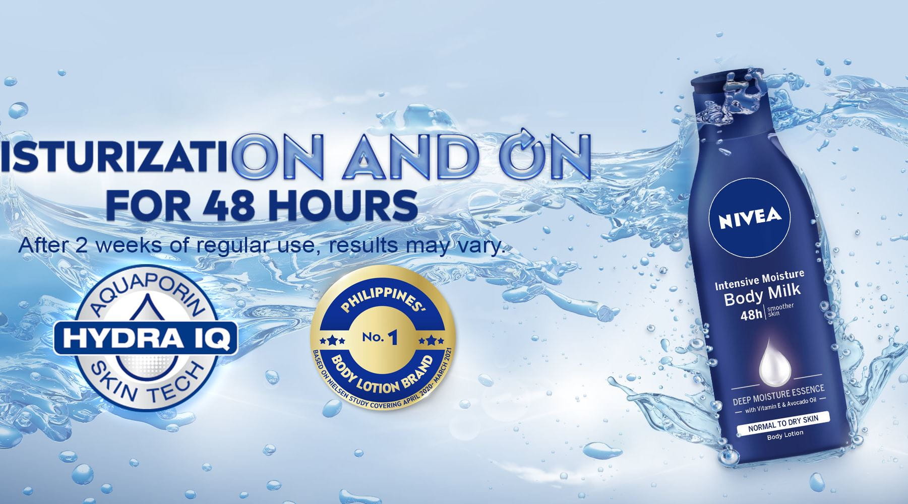 Get Moisturization and on for 48 Hours
