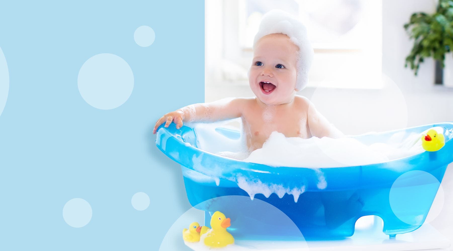 Głowa i włosy niemowlaka - jak je myć i o nie dbać?