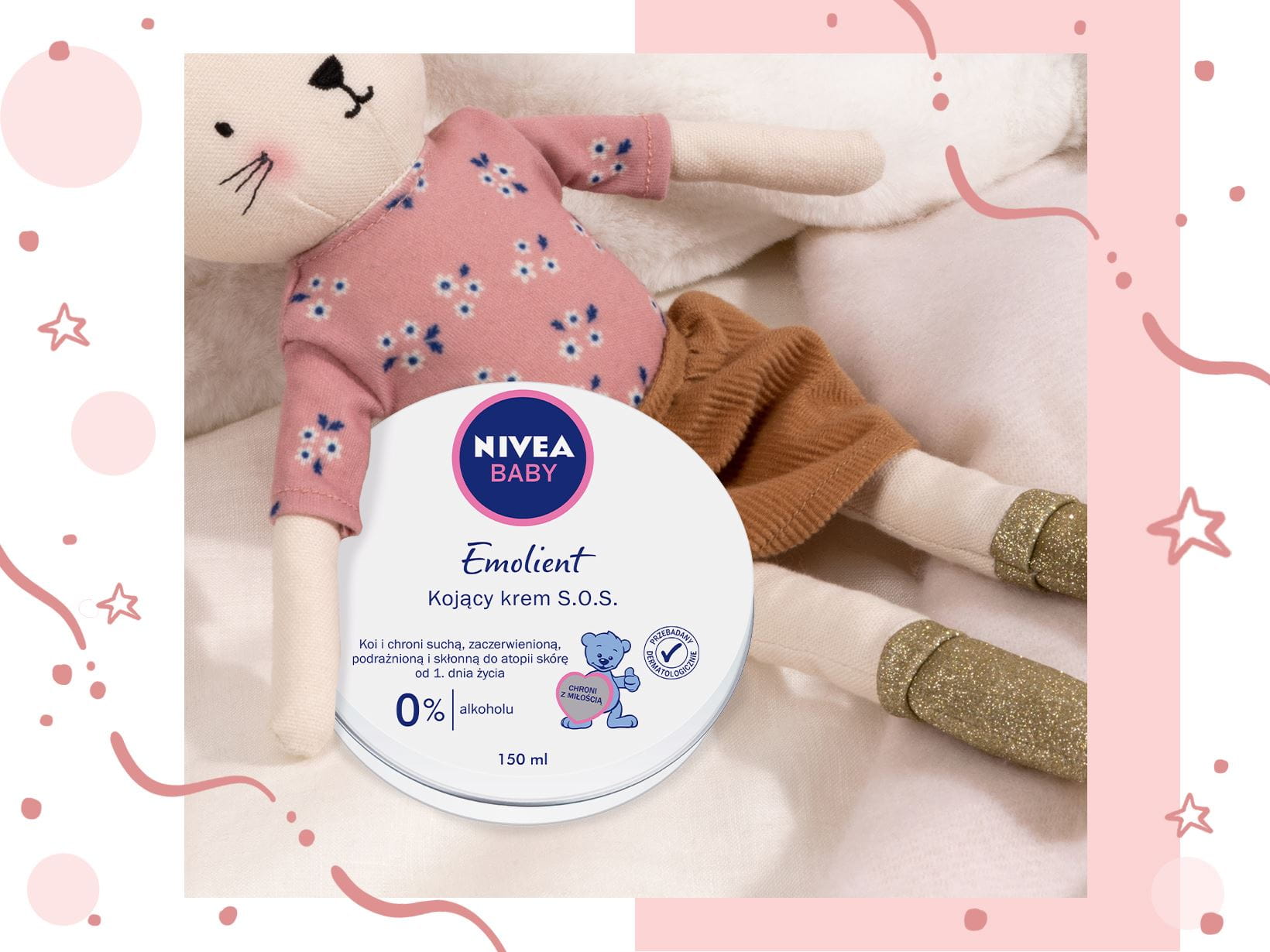 NIVEA BABY Emolient kojący krem S.O.S.