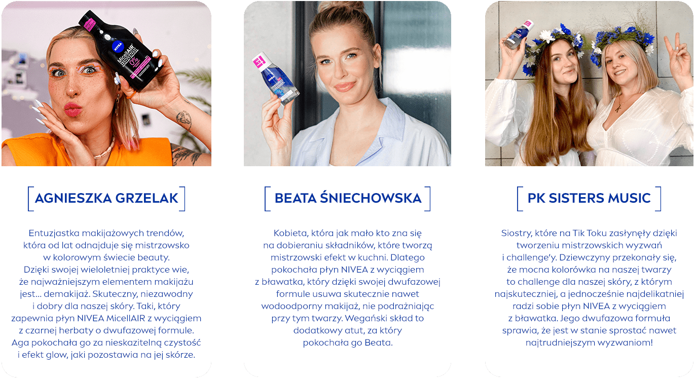Wypróbuj płyn micelarny NIVEA