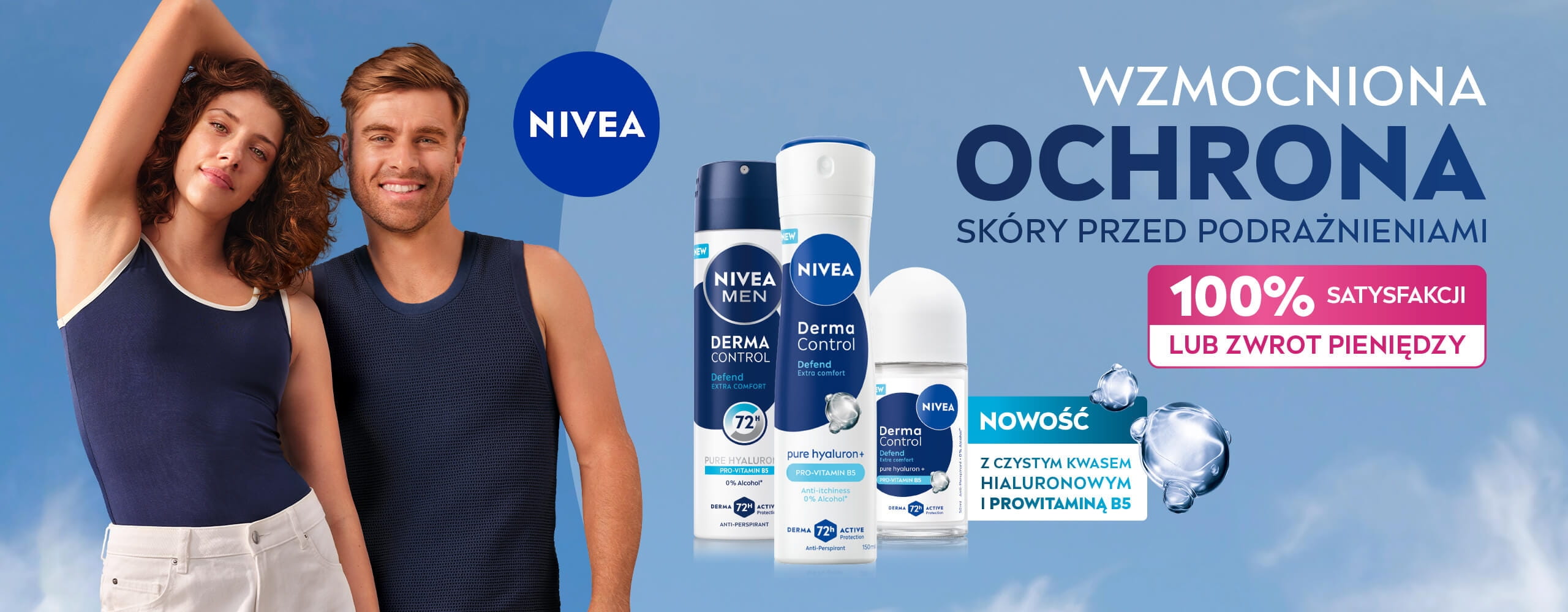 NIVEA Derma Control - Wzmocniona ochrona skóry przed podrażnieniami