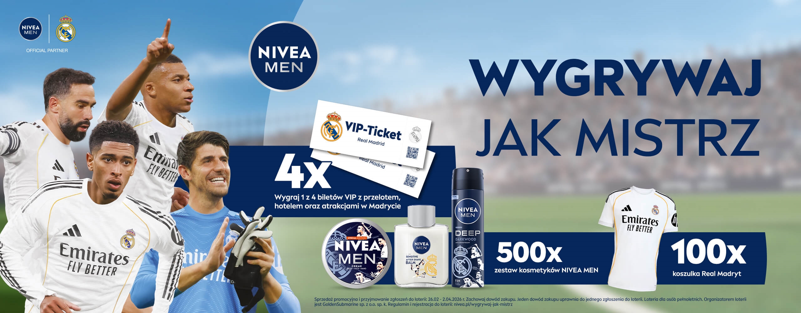 NIVEA - Loteria Wygrywaj Jak Mistrz!