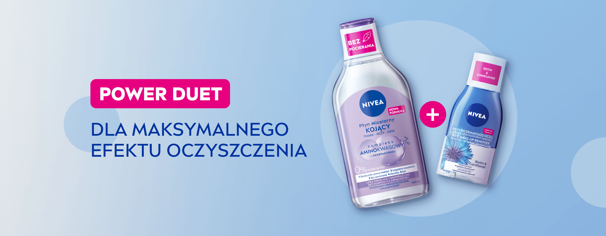Power duet dla maksymalnego efektu oczyszczenia