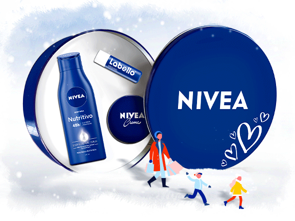 kit de Natal lata NIVEA
