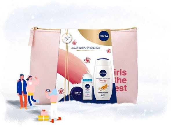 Kit de Natal NIVEA rotina perfeita