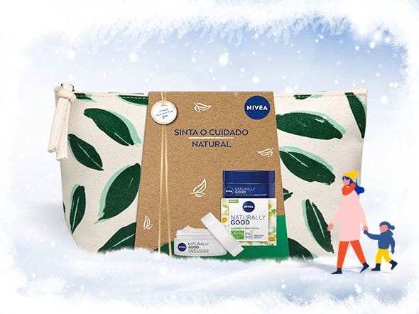 bolsa com produtos vegan e naturais NIVEA