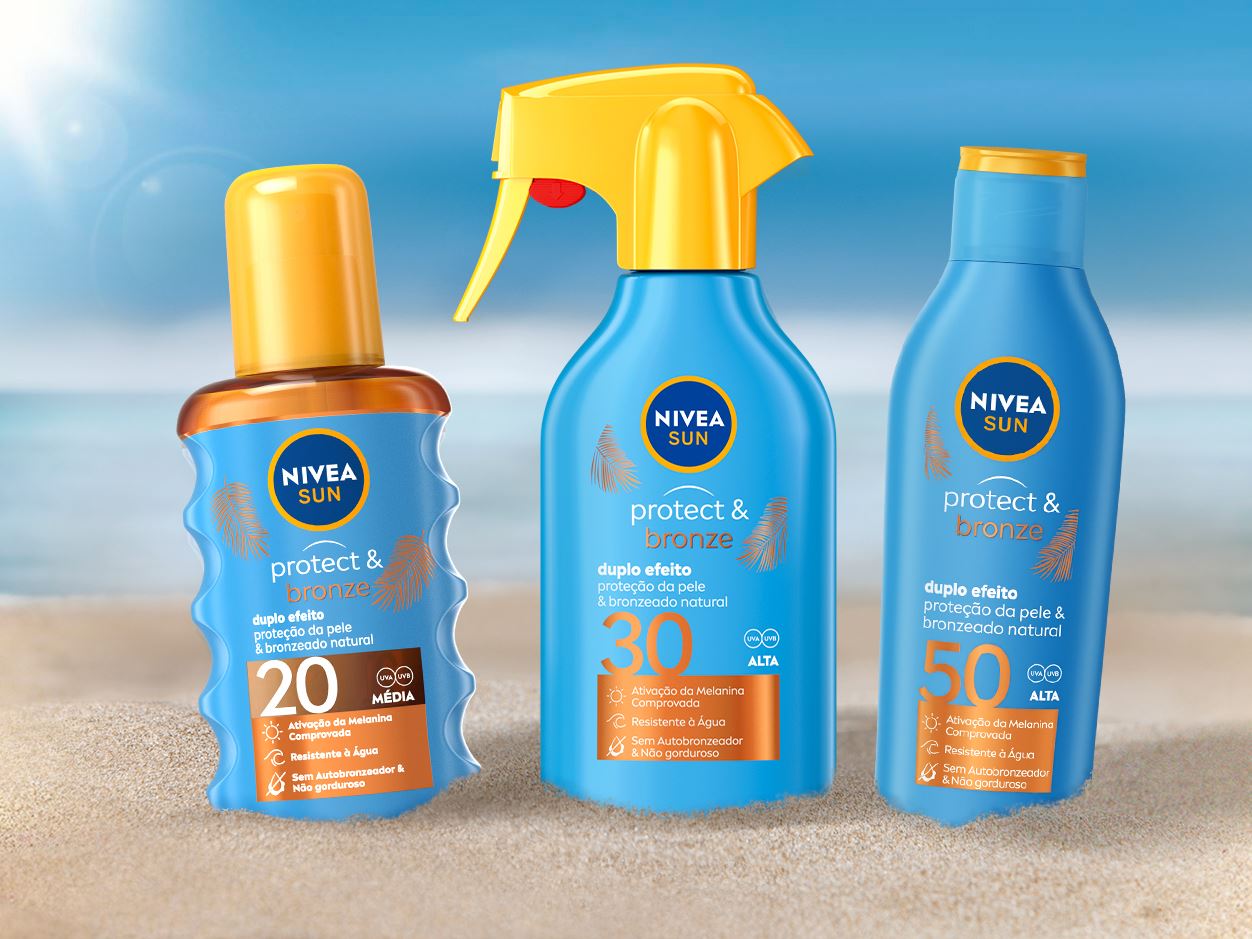 gama Protect e Bronze NIVEA