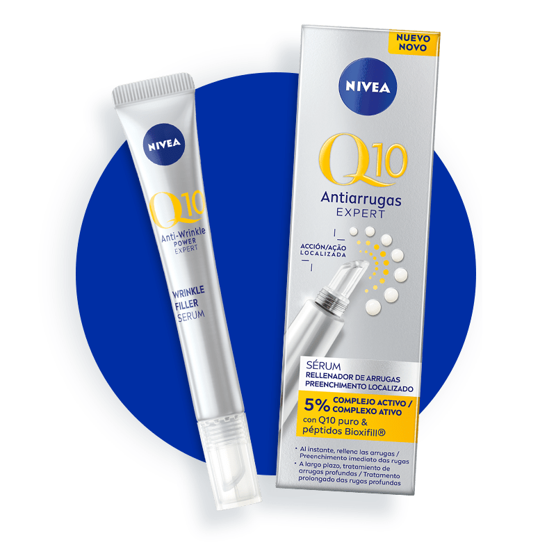 Esta imagem mostra a embalagem do produto NIVEA Q10.