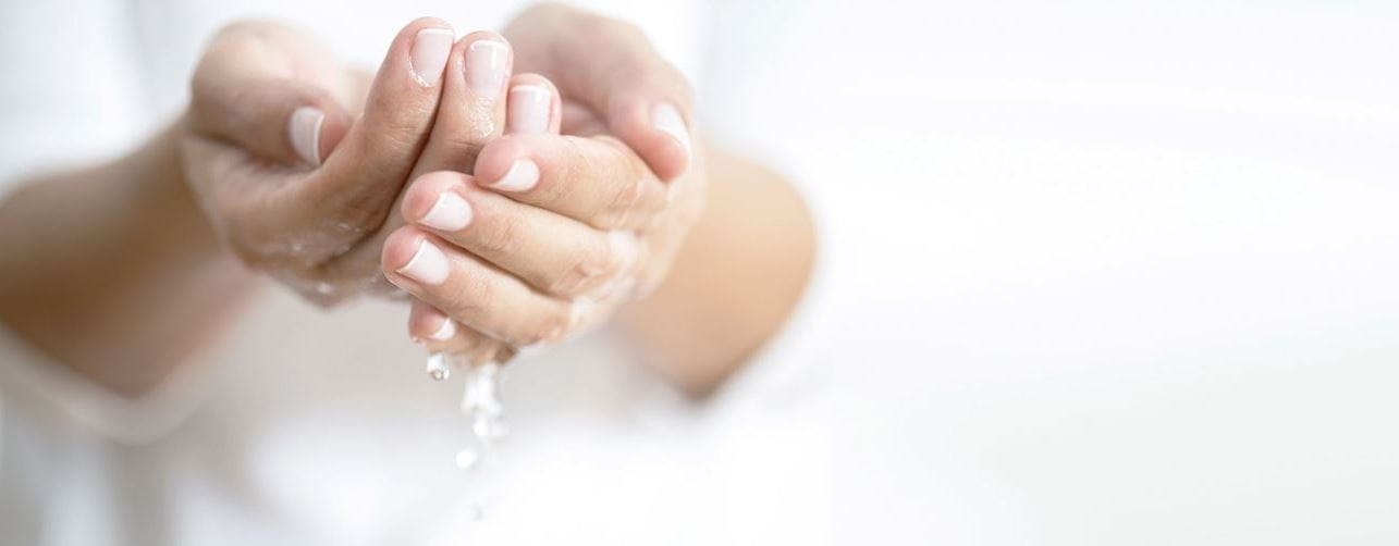 Lavar bem as mãos