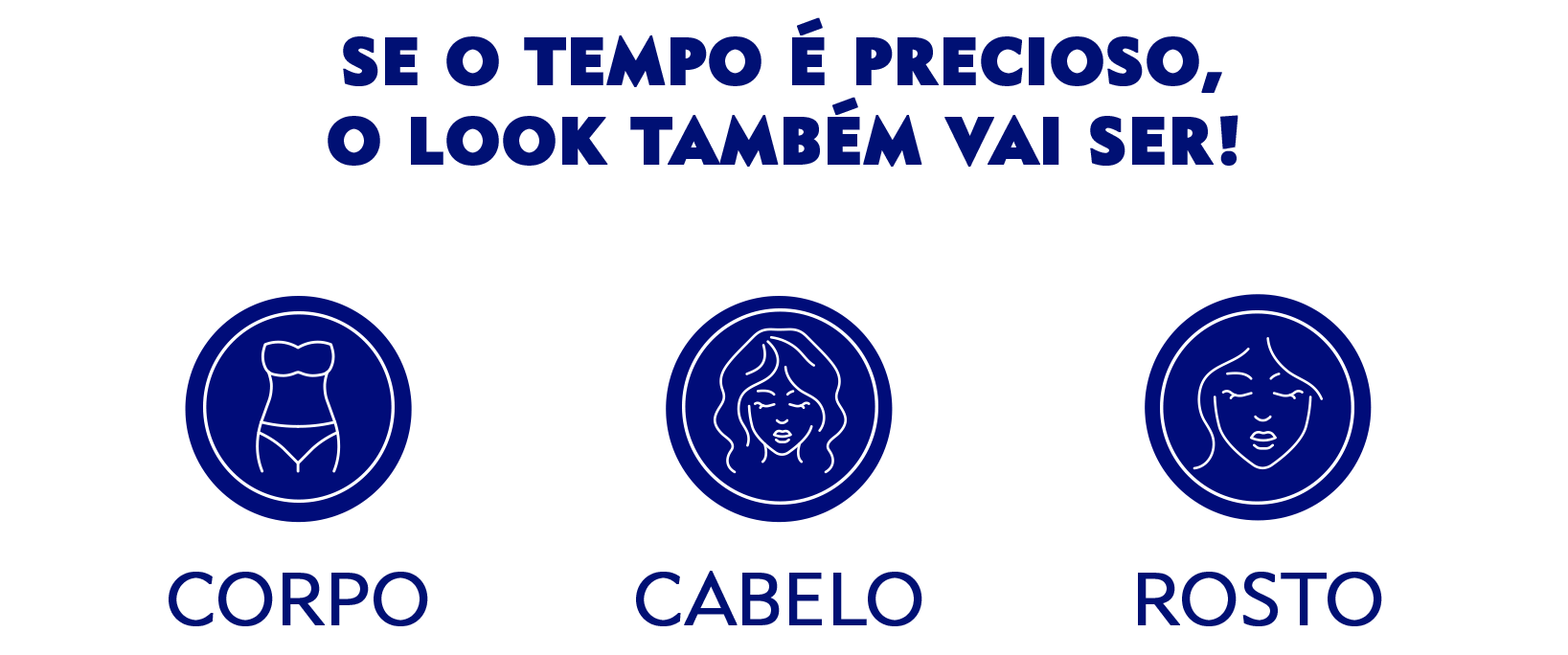 corpo, cabelo e rosto