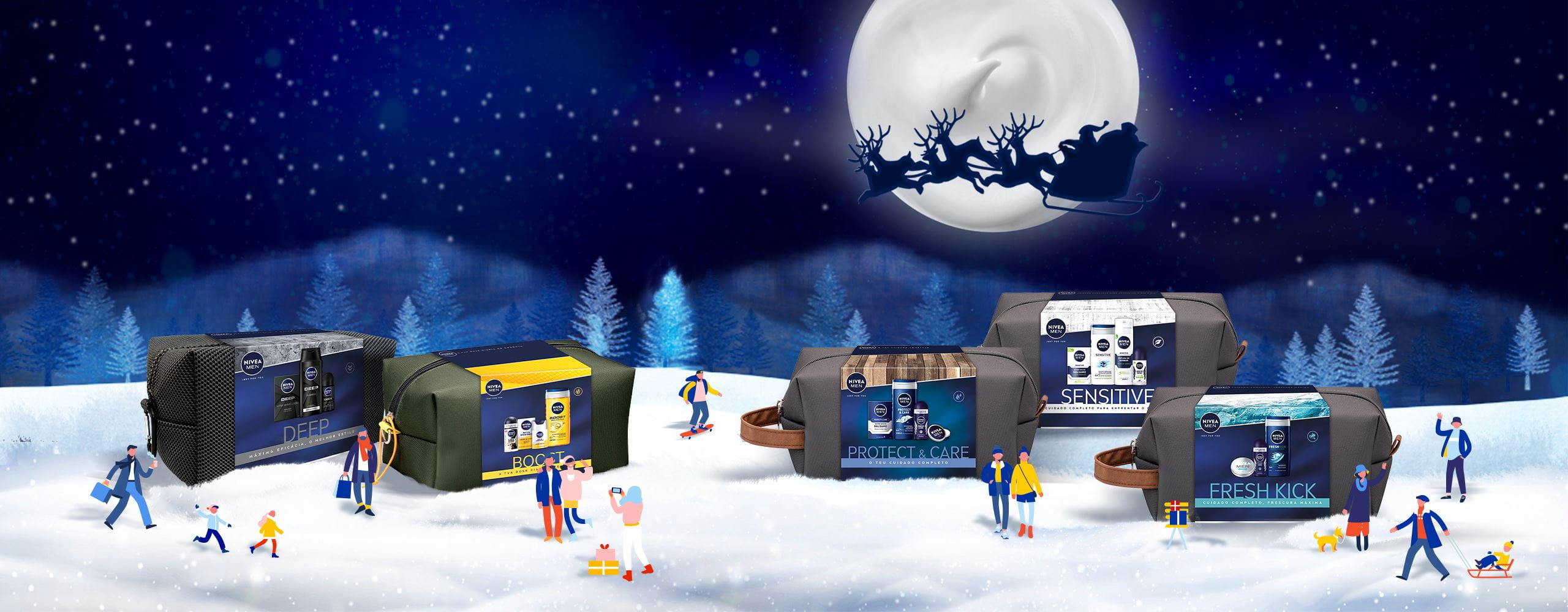 Presentes de Natal necessaires NIVEA MEN