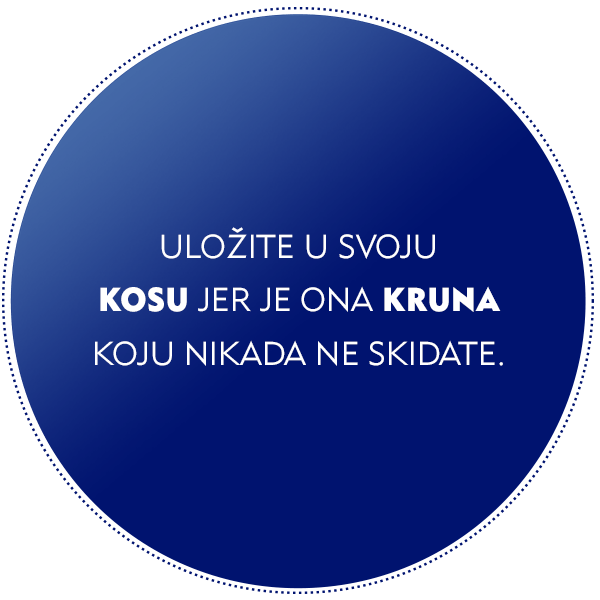 Uložite u svoju kosu jer