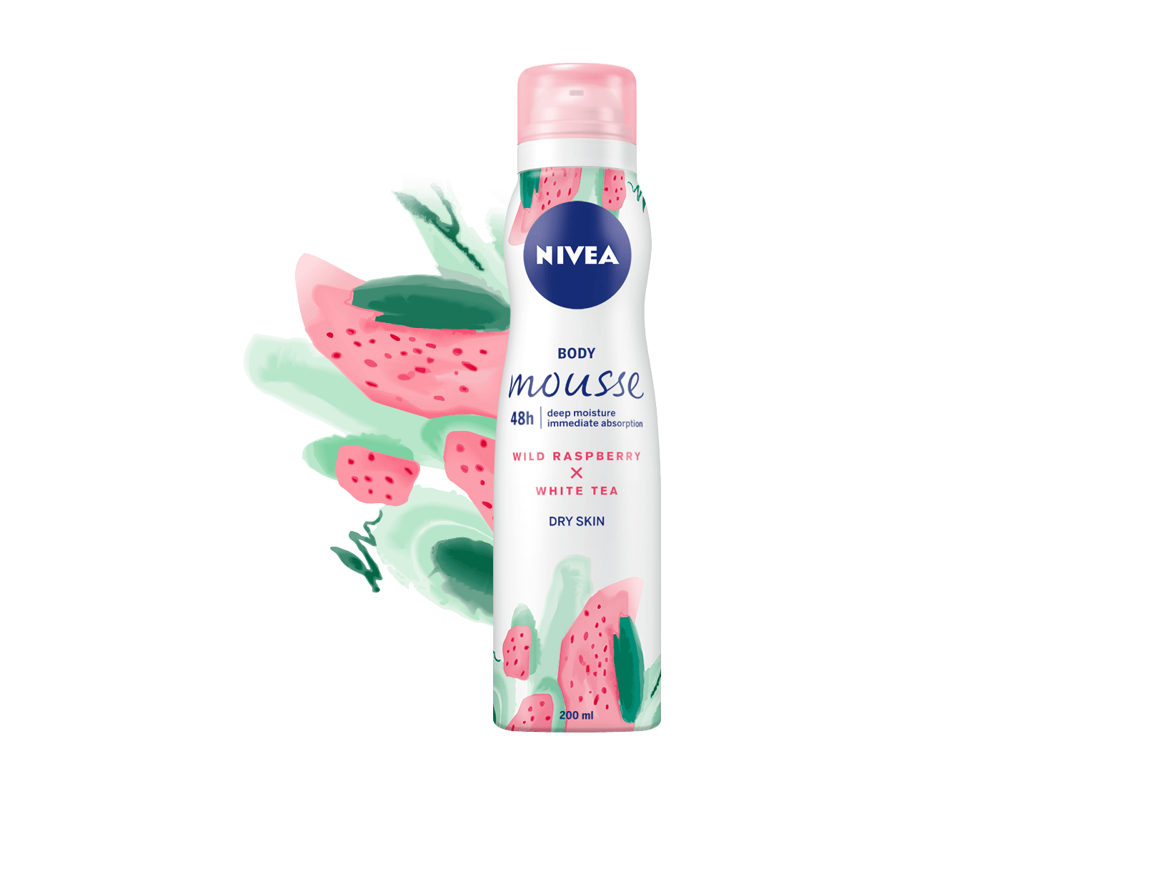 NIVEA negu tela sa mirisom divlje maline i belim čajem