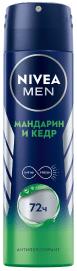 Антиперспирант спрей NIVEA MEN Мандарин и кедр