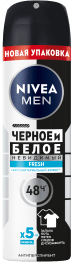 NIVEA MEN Невидимый Черное и Белое Fresh