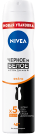 NIVEA Черное и Белое Невидимый Extra