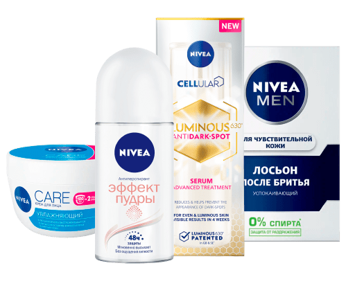 Продукция NIVEA