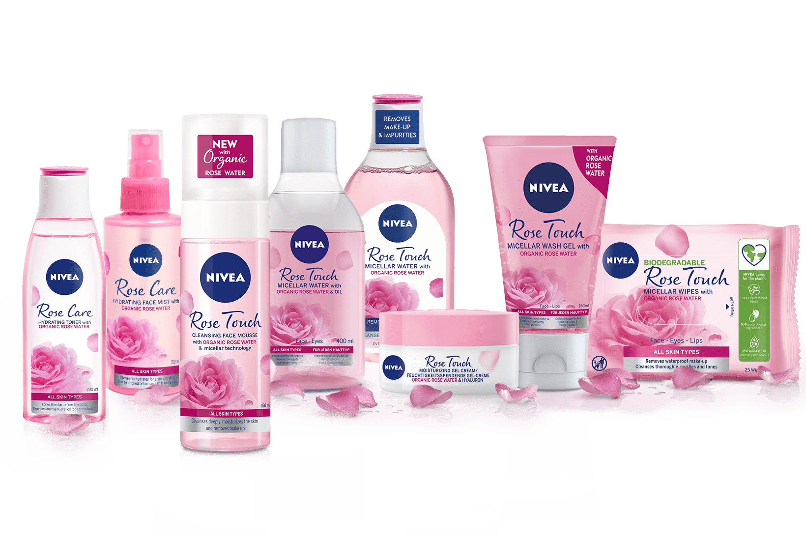 NIVEA Rose Touch linija