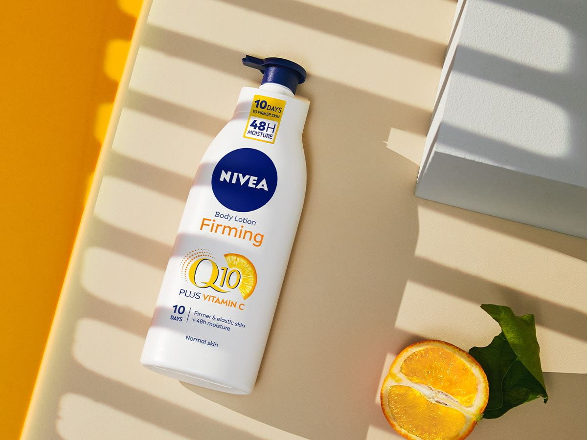 NIVEA Spevňujúce telové mlieko Q10 + vitamín C  