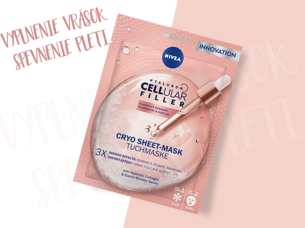 10-minútová textilná kryomaska CELLULAR ELASTICITY RESHAPE