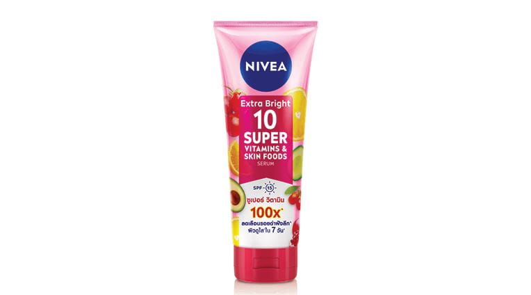 NIVEA Extra Bright Super 10 Vitamin Serum ช่วยให้ผิวขาวเร่งด่วน