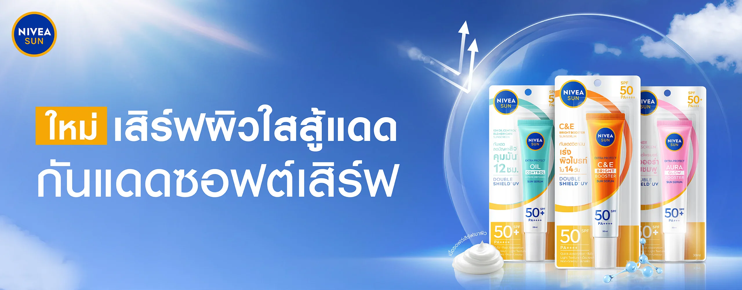 กันแดด 3 สูตรที่ใช่ อวดผิวใสสู้แดด